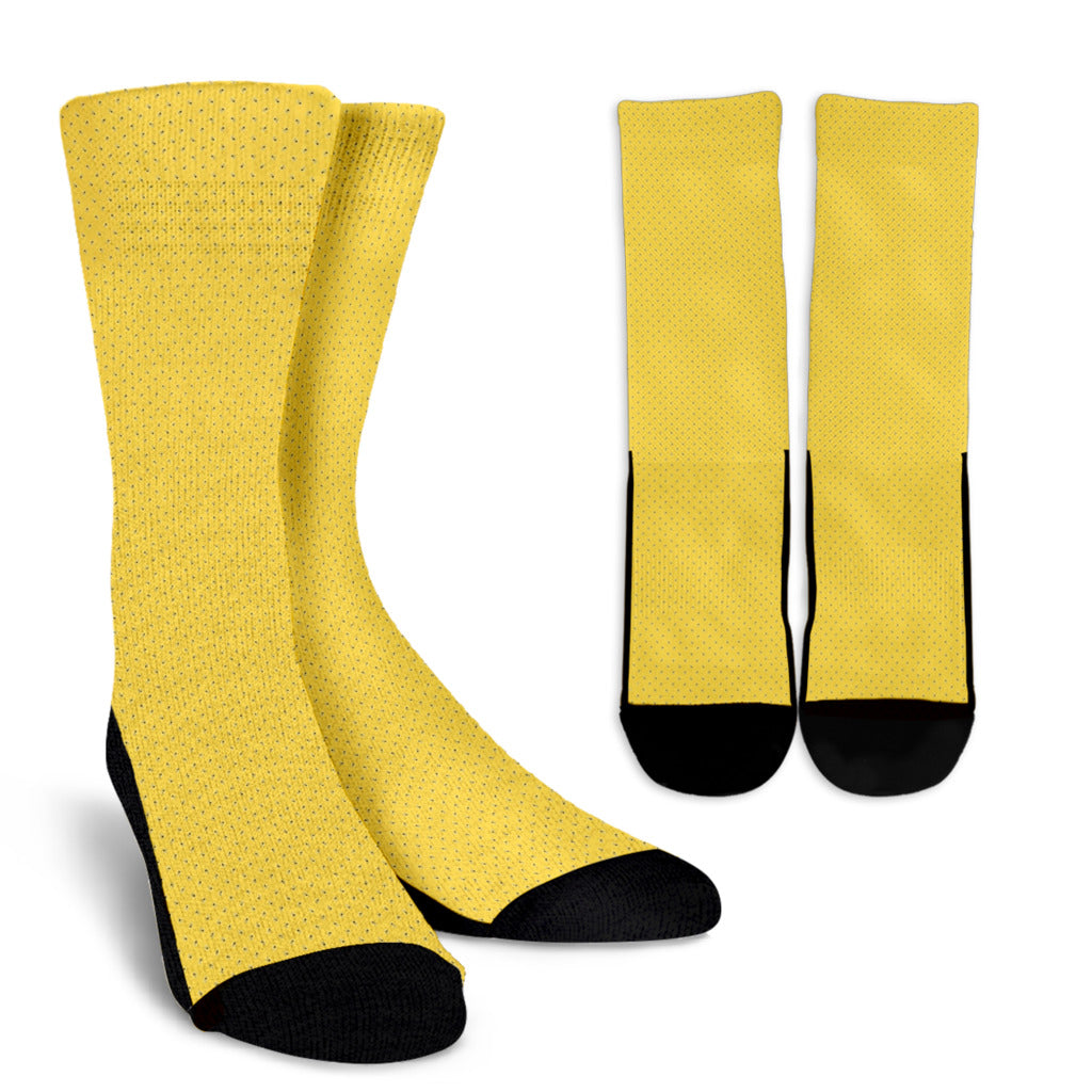 Socks - Tiny Paisley Dots on Orange