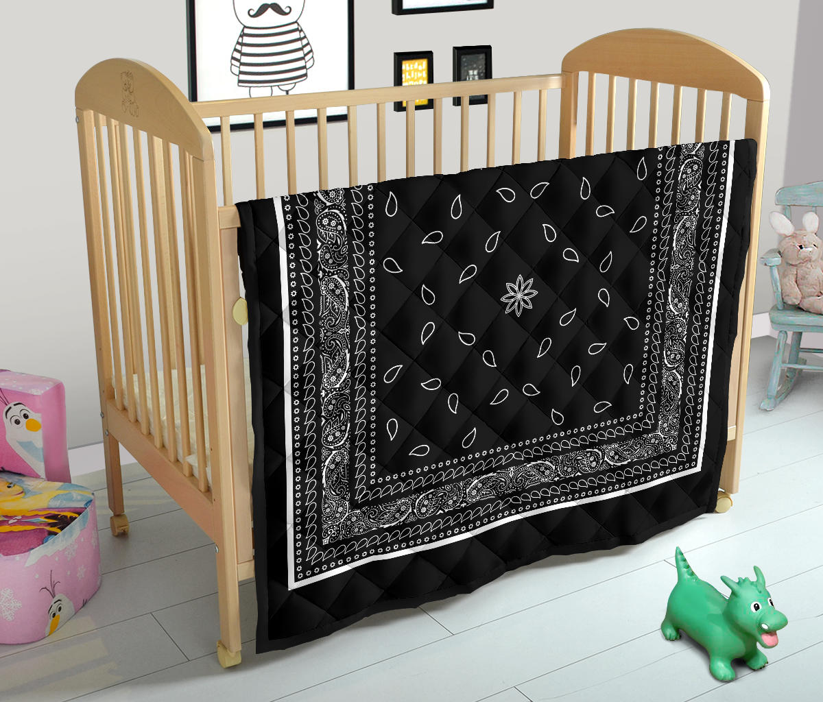 Quilt 4 Black White Bandana Quilt