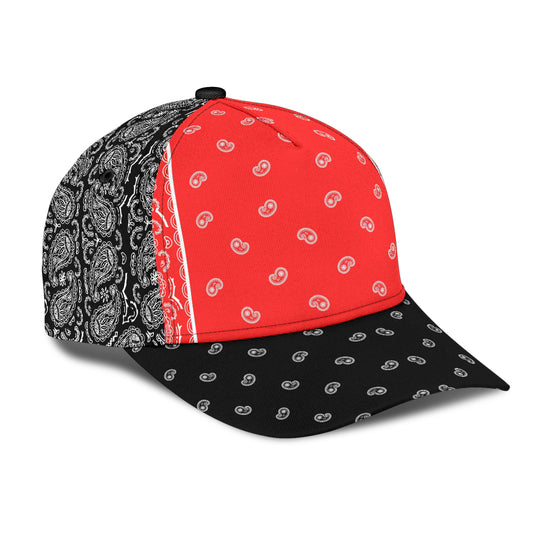 Classic Cap - Black Red and White