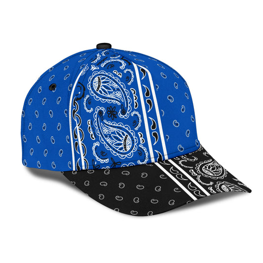 Classic Cap - Dk Blue Bandana Style V3