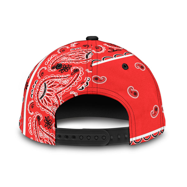 Classic Cap Classic Red Bandana Style The Bandana Blanket Company