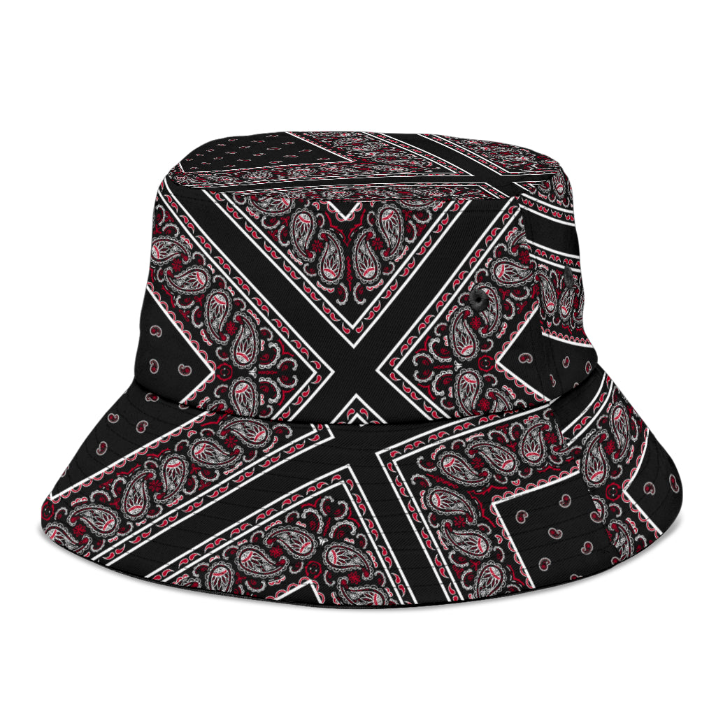 Wicked Black Bandana Bucket Hat