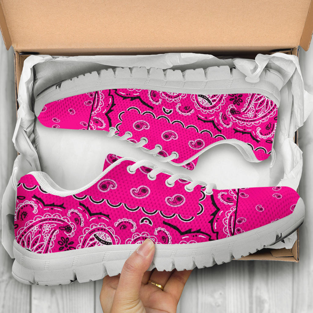 Low Top Sneaker - Abruptly Pink on White