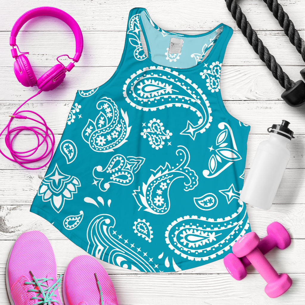 Women's Racerback Tank - Teal