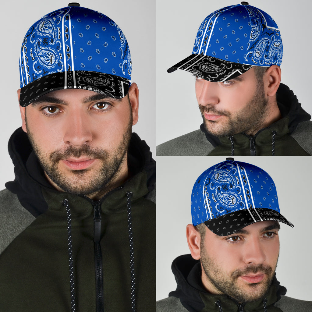 Classic Cap - Dk Blue Bandana Style V3