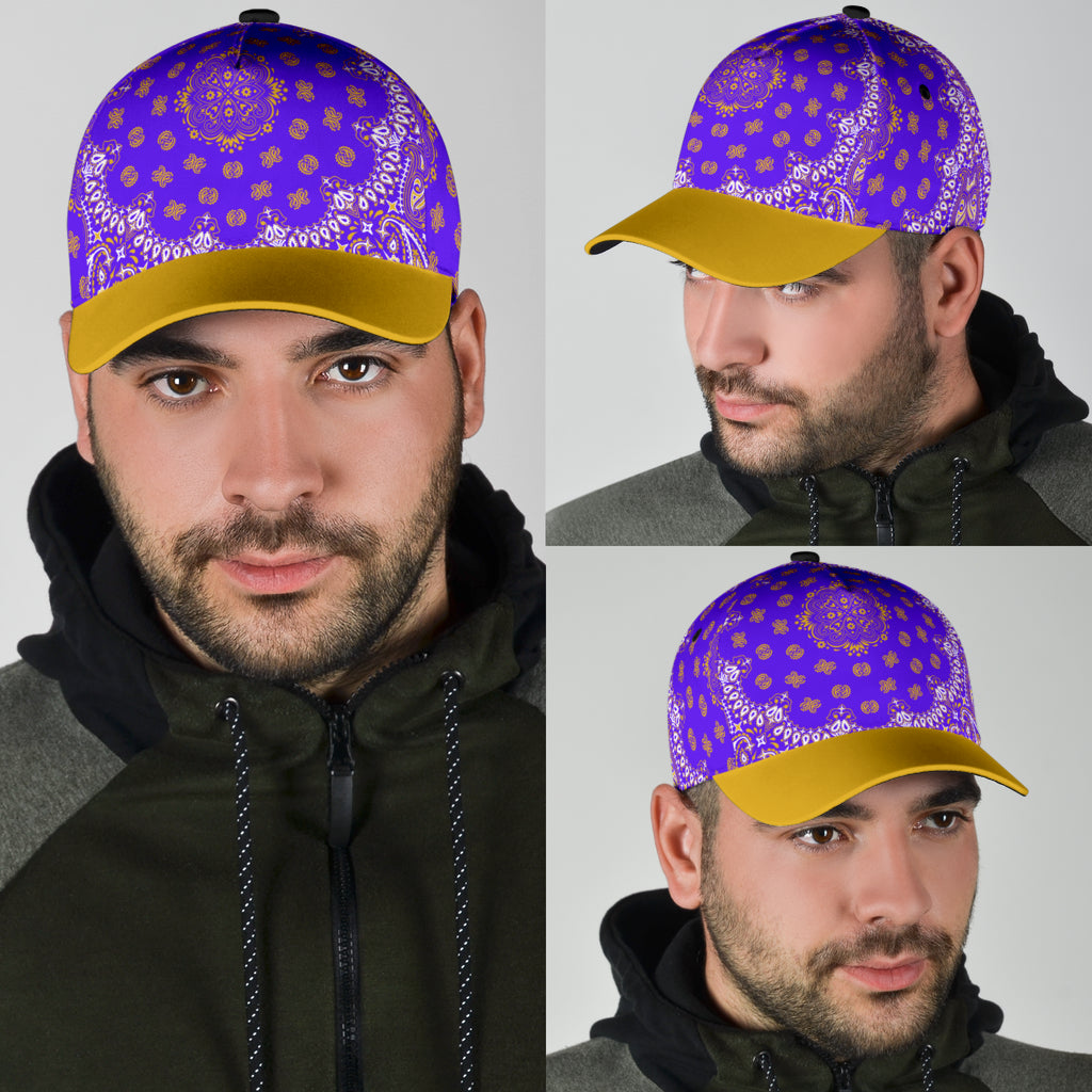 Classic Cap 2 - Gold on Violet Gold Bill