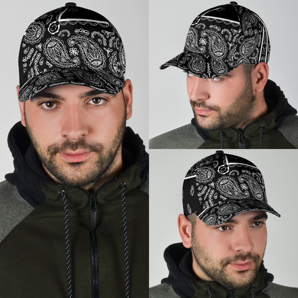 Classic Cap - Black on White