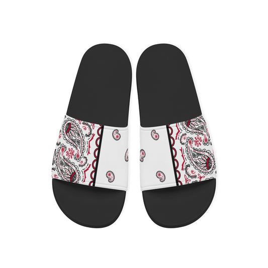 White OG Bandana Slides