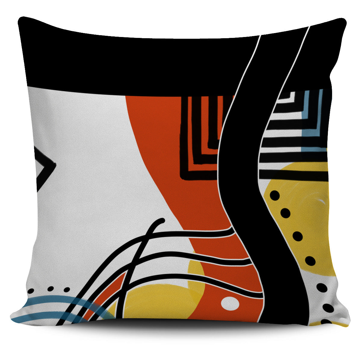 Throw Pillow Cover - Retro Abstract Pillow Cover