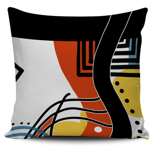 Throw Pillow Cover - Retro Abstract Pillow Cover
