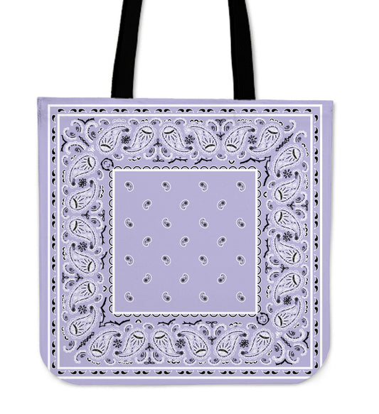 lavender purple bandana totes