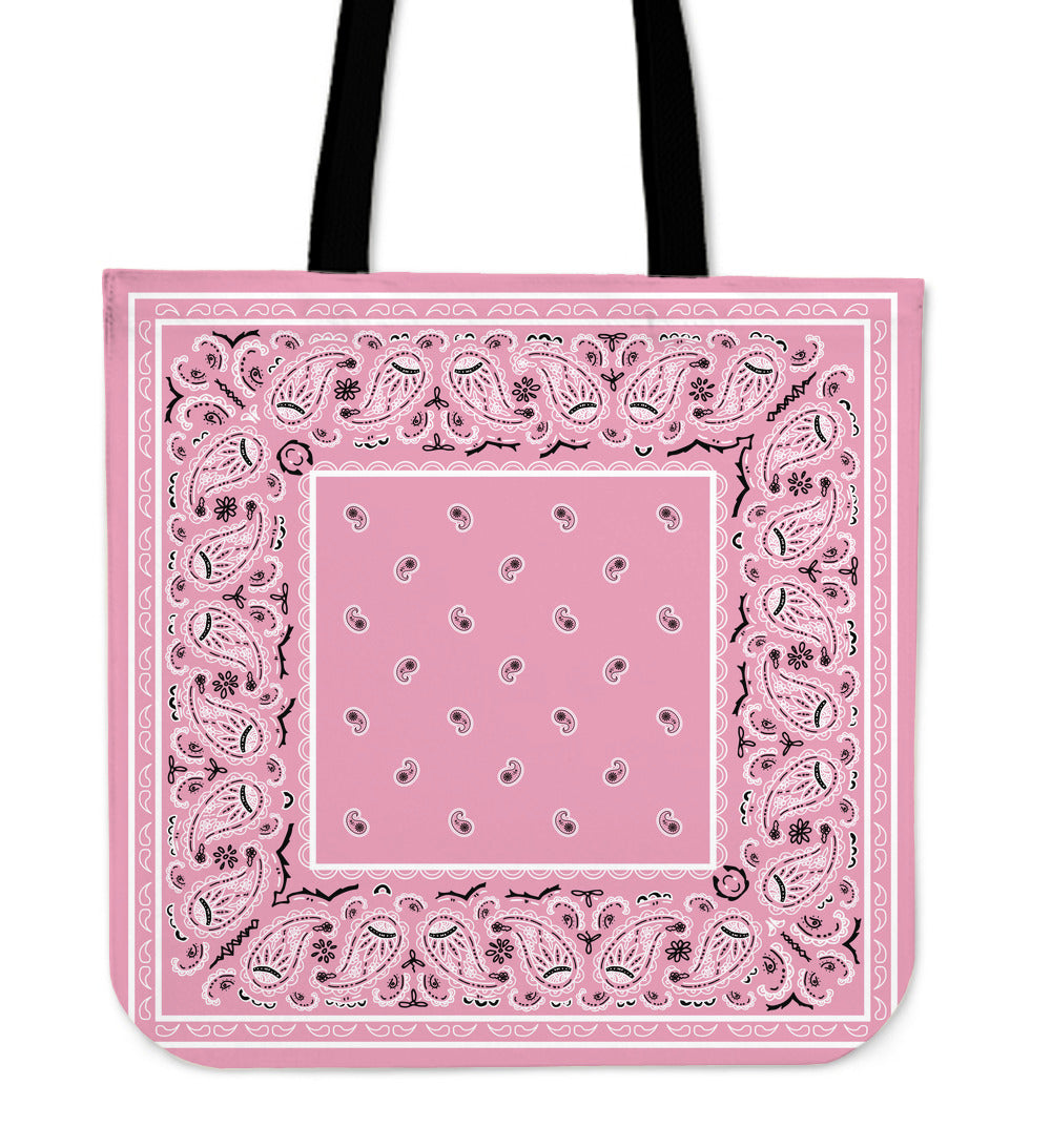 light pink bandana bags