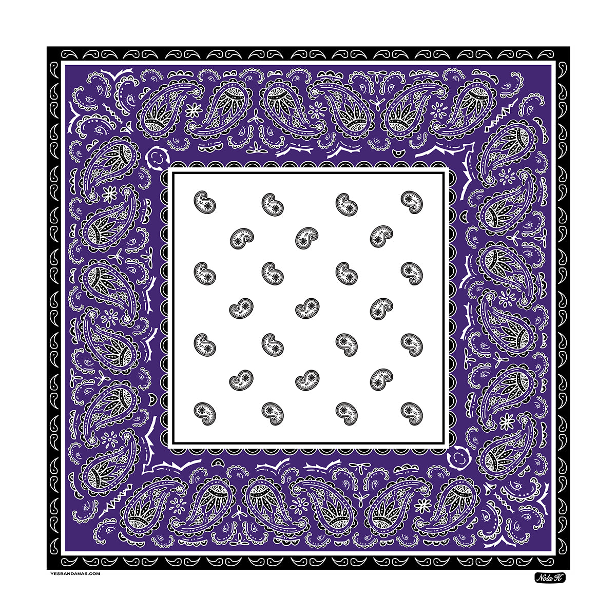 Purple Twist Bandana Bandana