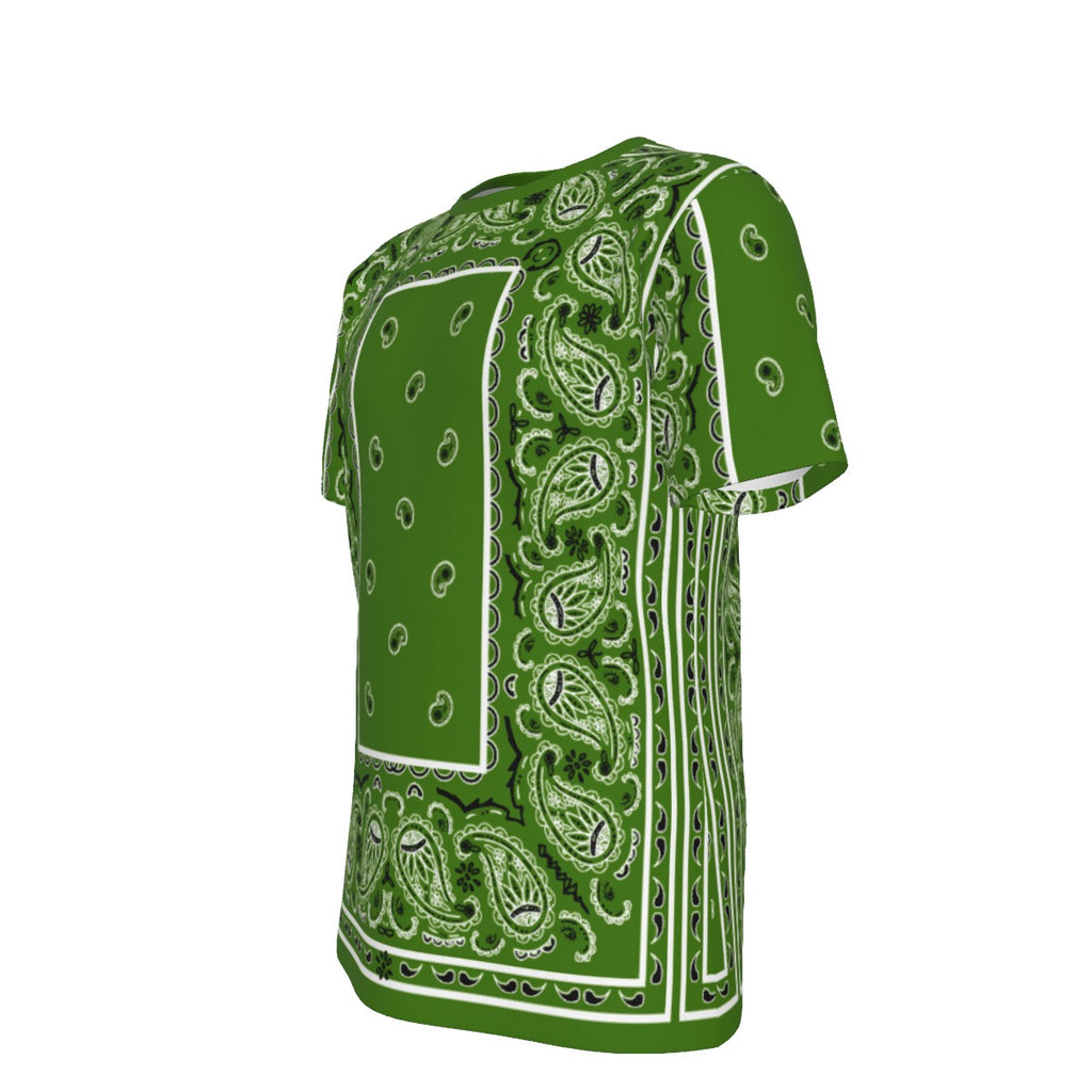YAC - Men's BBC Green Bandana T Shirt