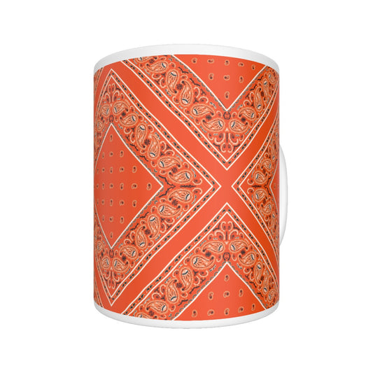 CM - Perfect Orange Diamond Bandana Coffee Mug