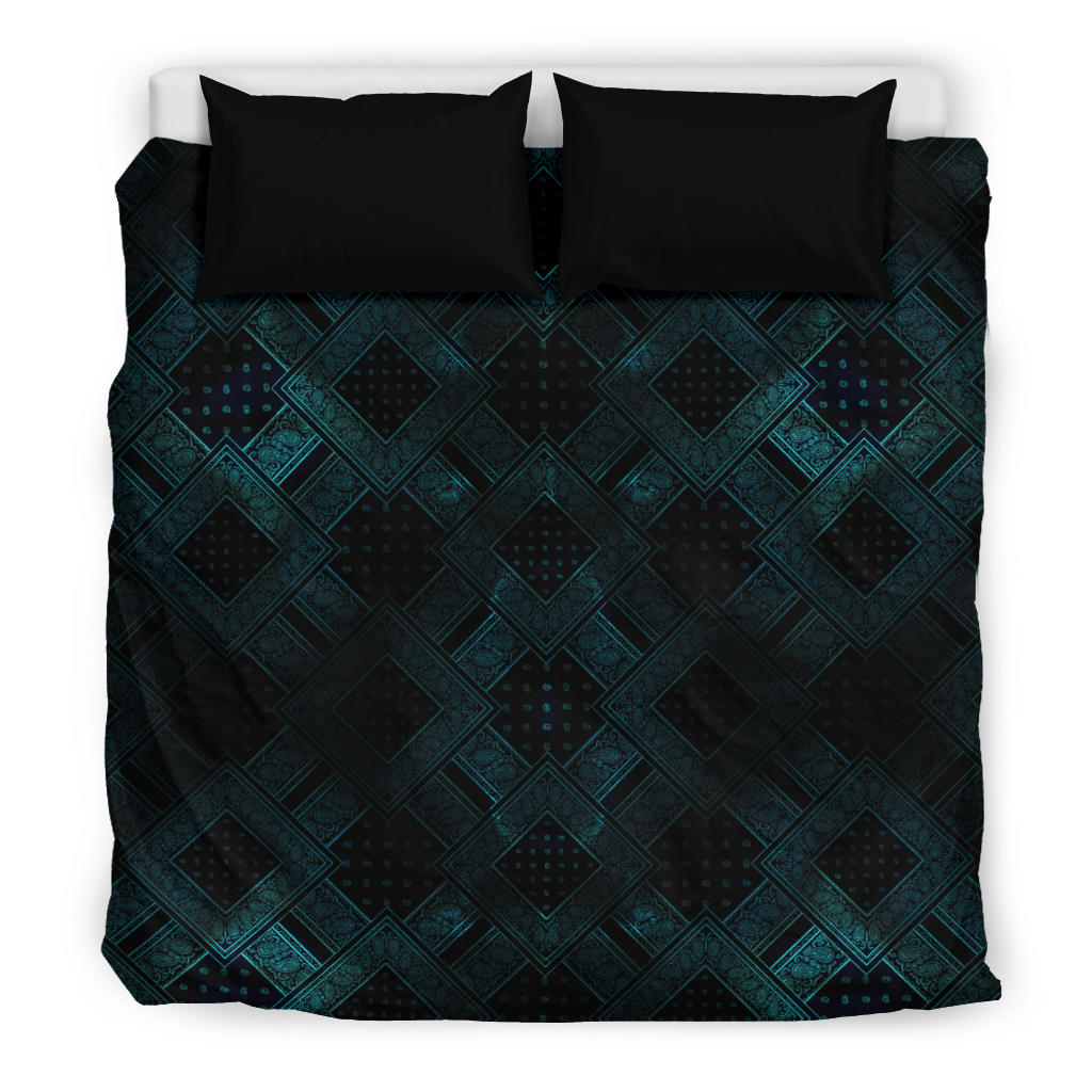 Electric Blues Bandanas DB Duvet Cover Set