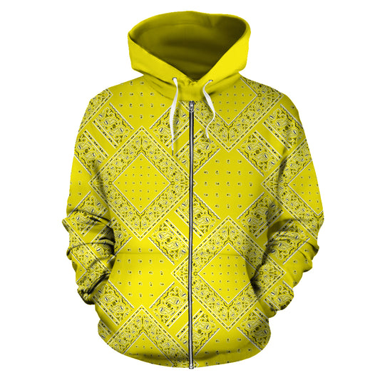 yellow bandana hoodie
