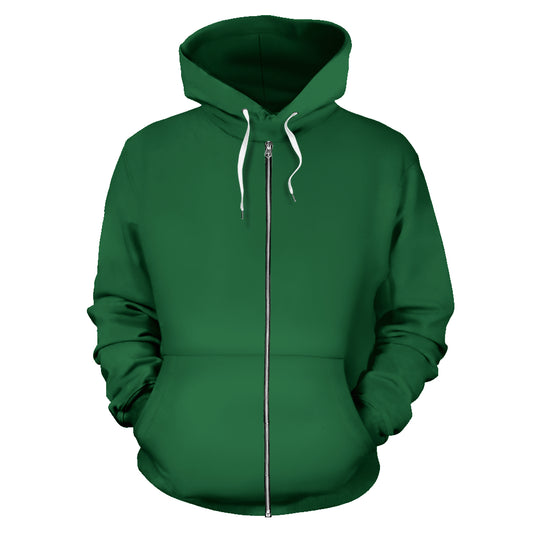 green bandana hoodie front view