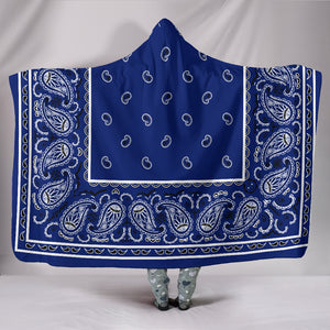 Royal Bandana Hooded Blanket