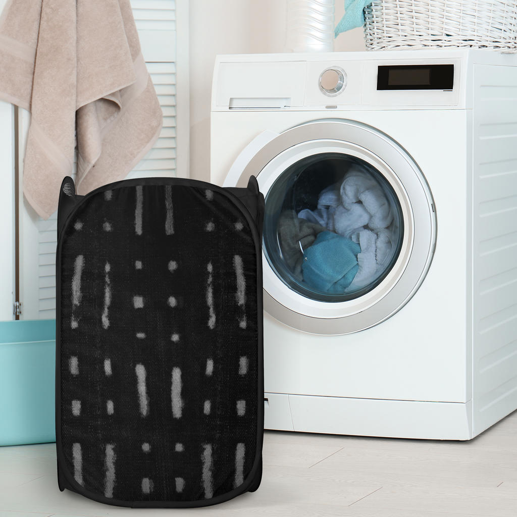 Laundry Basket - Mud Cloth Tribal Pattern