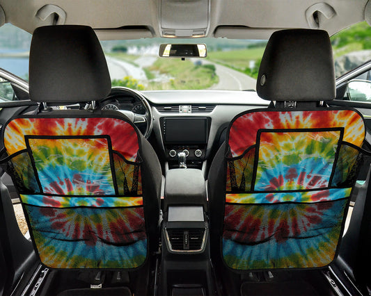 Tie Dye Bandana Back Seat Organizers