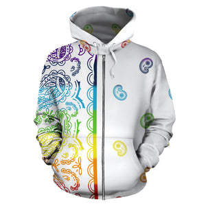 pullover rainbow hoodie