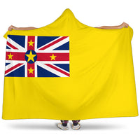 Ultimate Niue Flag Hooded Blanket