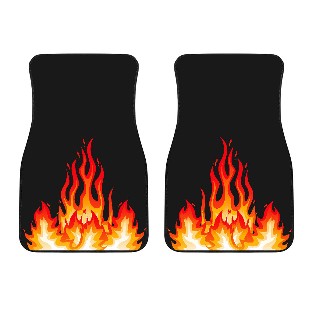Dual Flame Bandana Car Mats