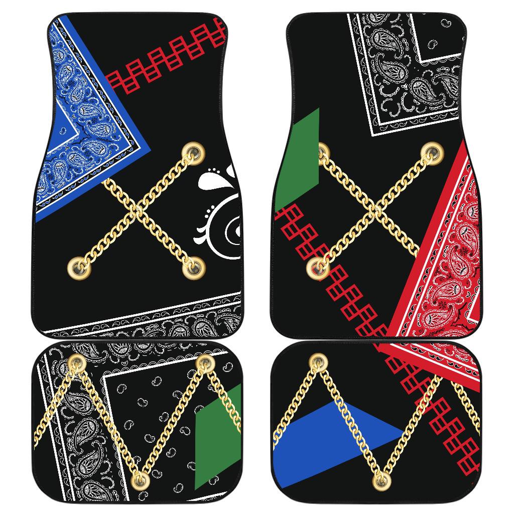 Abstract Bandana Car Mats