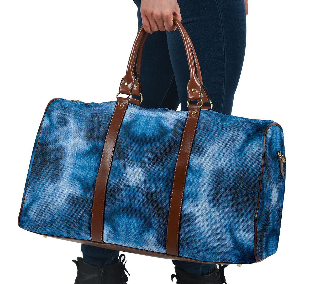 Blue Bohemian Bandana Travel Bag