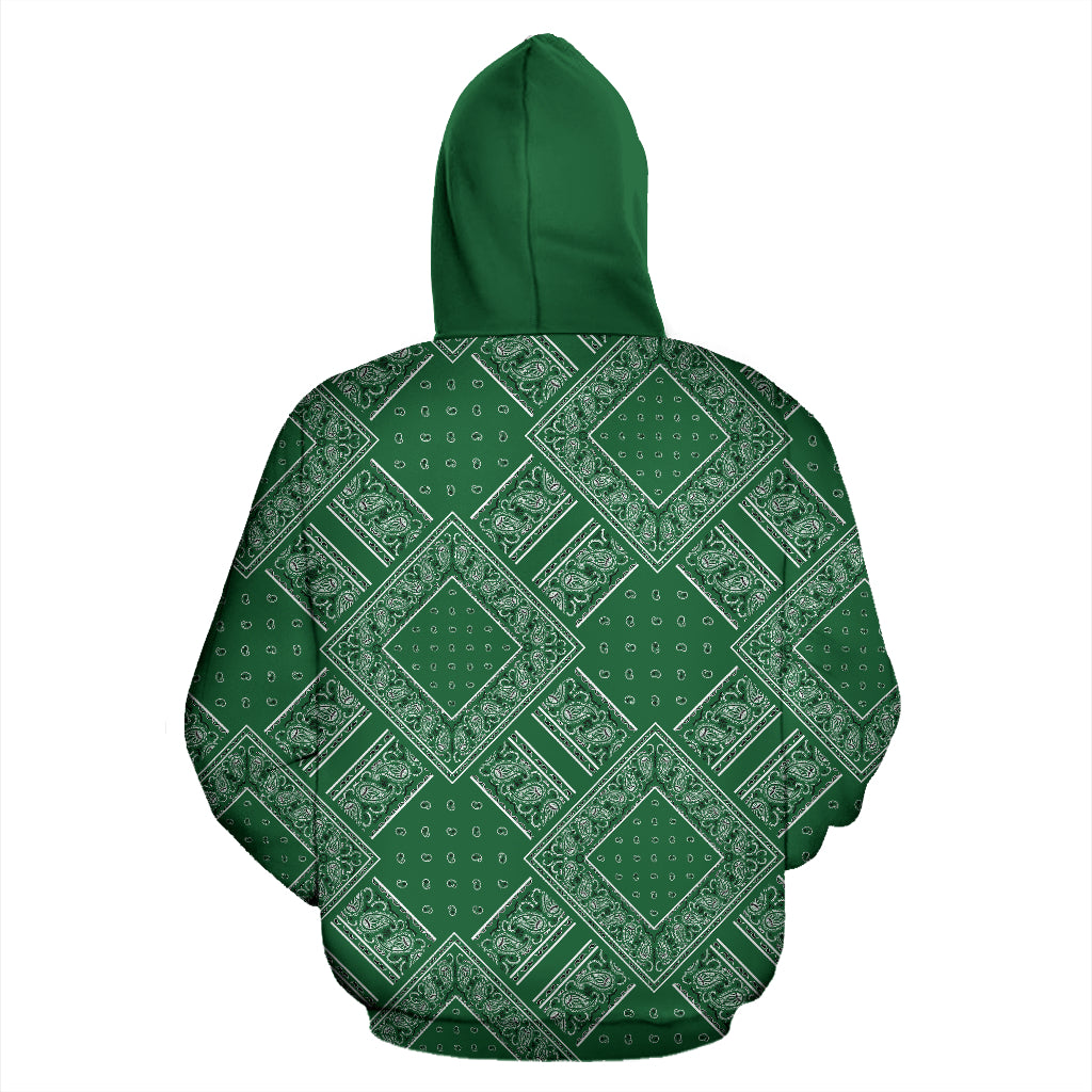 Classic Green Bandanas DB Hoodie