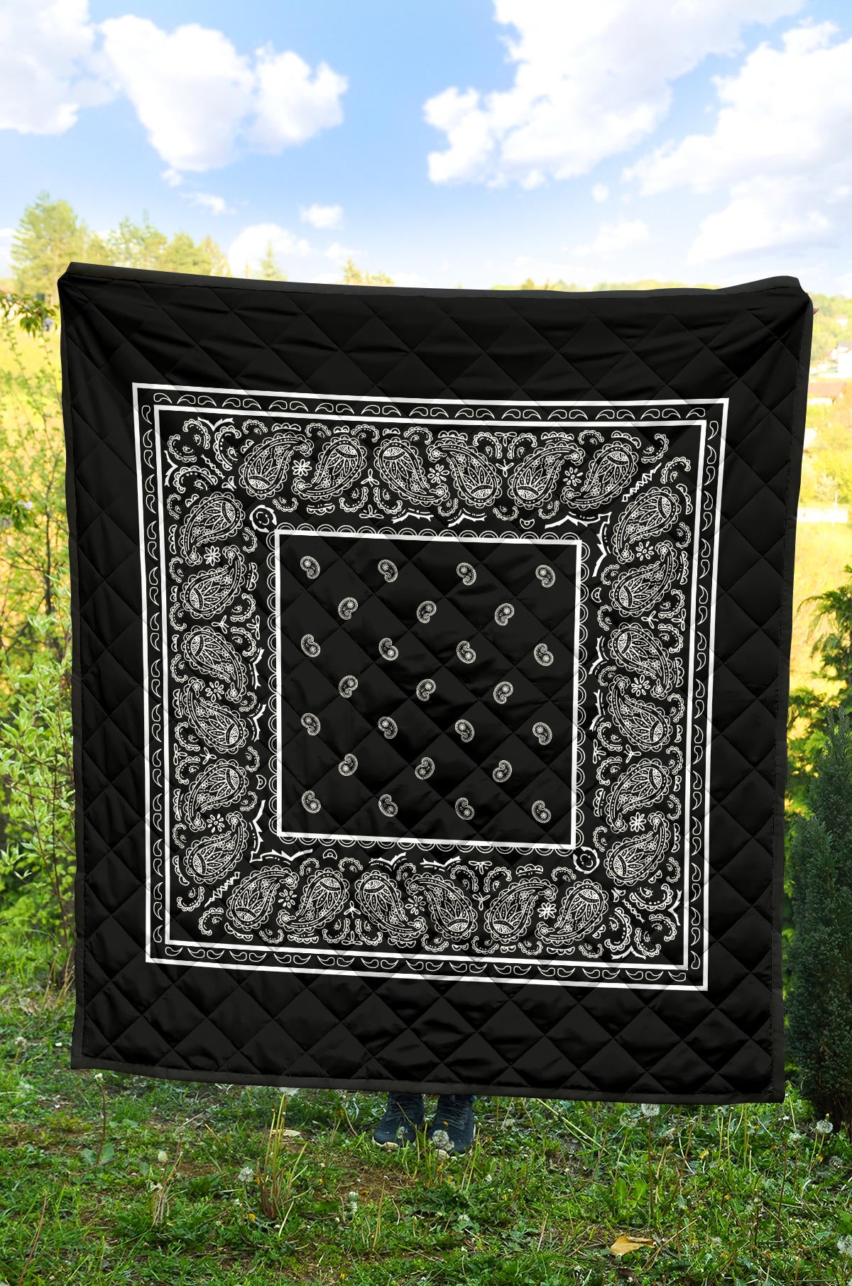 Quilt - Black Bandana Quilt