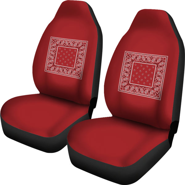 Red bandana on sale seat covers