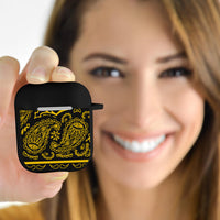Black Gold Bandana AirPods Case Covers