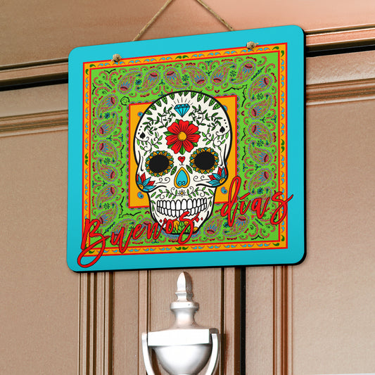 Sugar Skull Door Signs