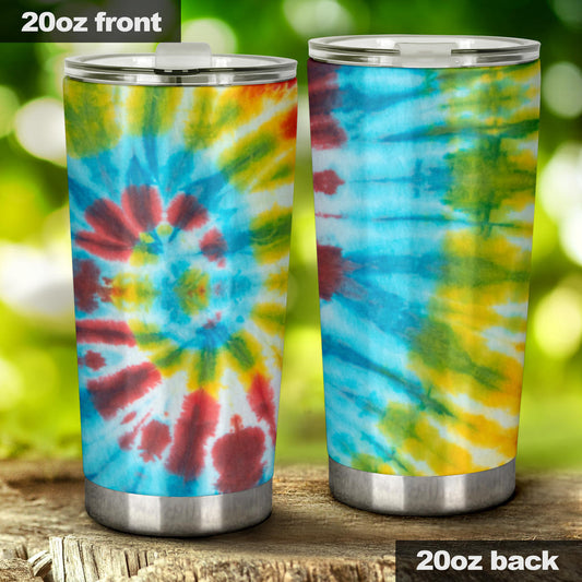 tie dye drinkware tumbler