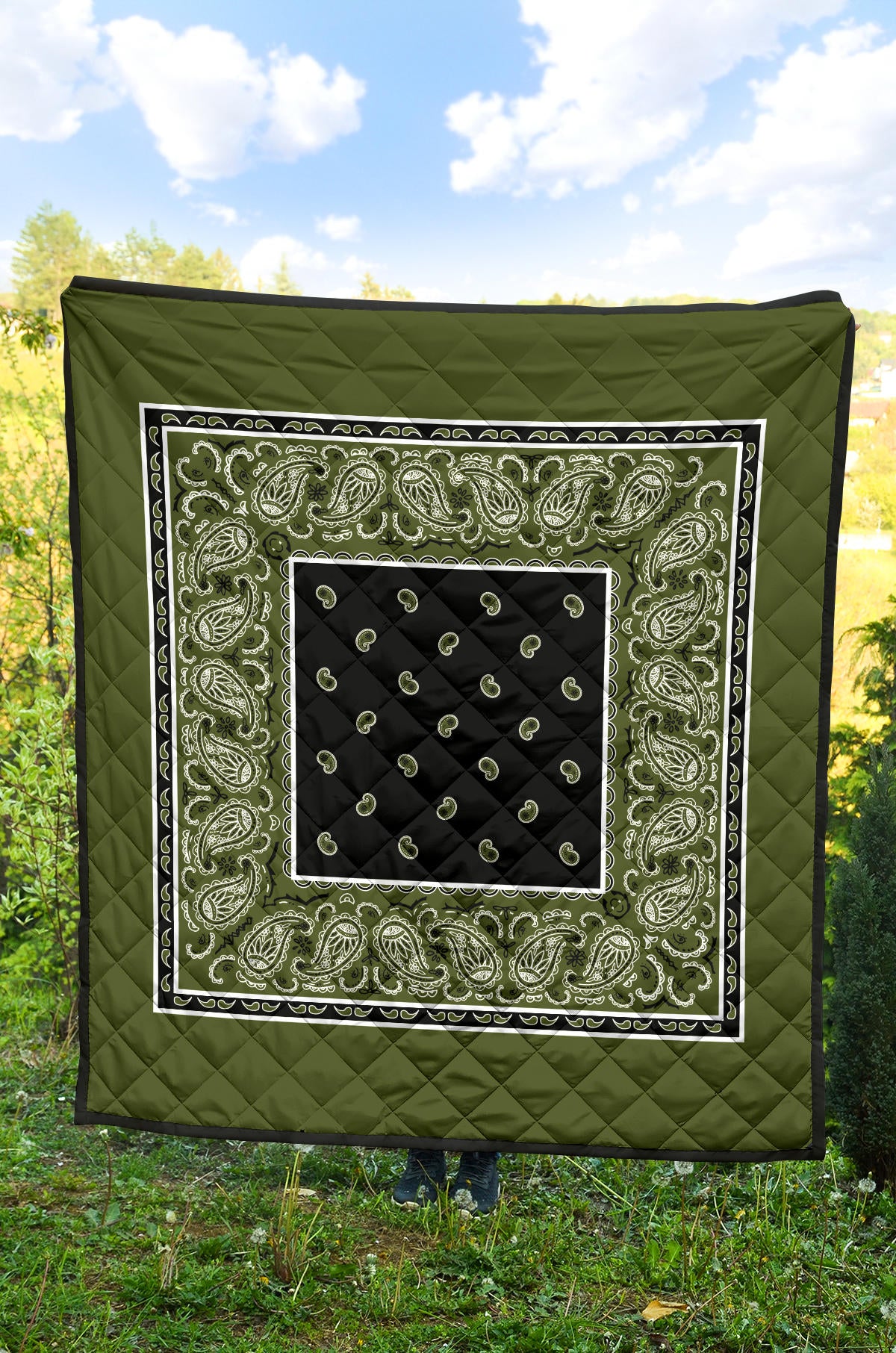 Army Green Bandana Quilts
