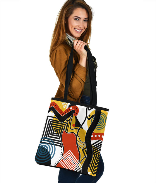 Retro Abstract Tote Bag 1