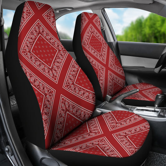 Red car seat cover