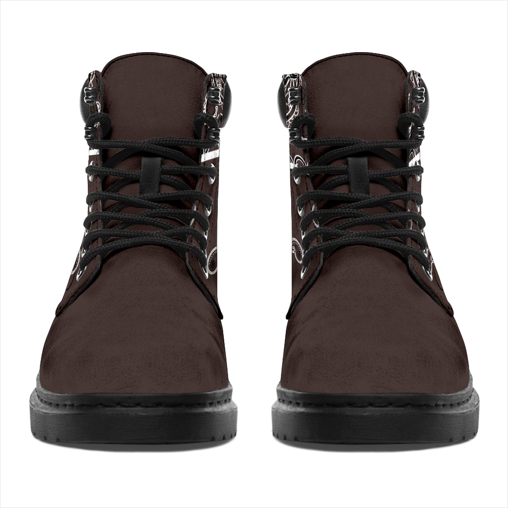 Coffee Brown Bandana All Season Boots