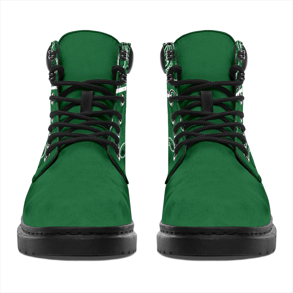 Classic Green Bandana All Season Boots