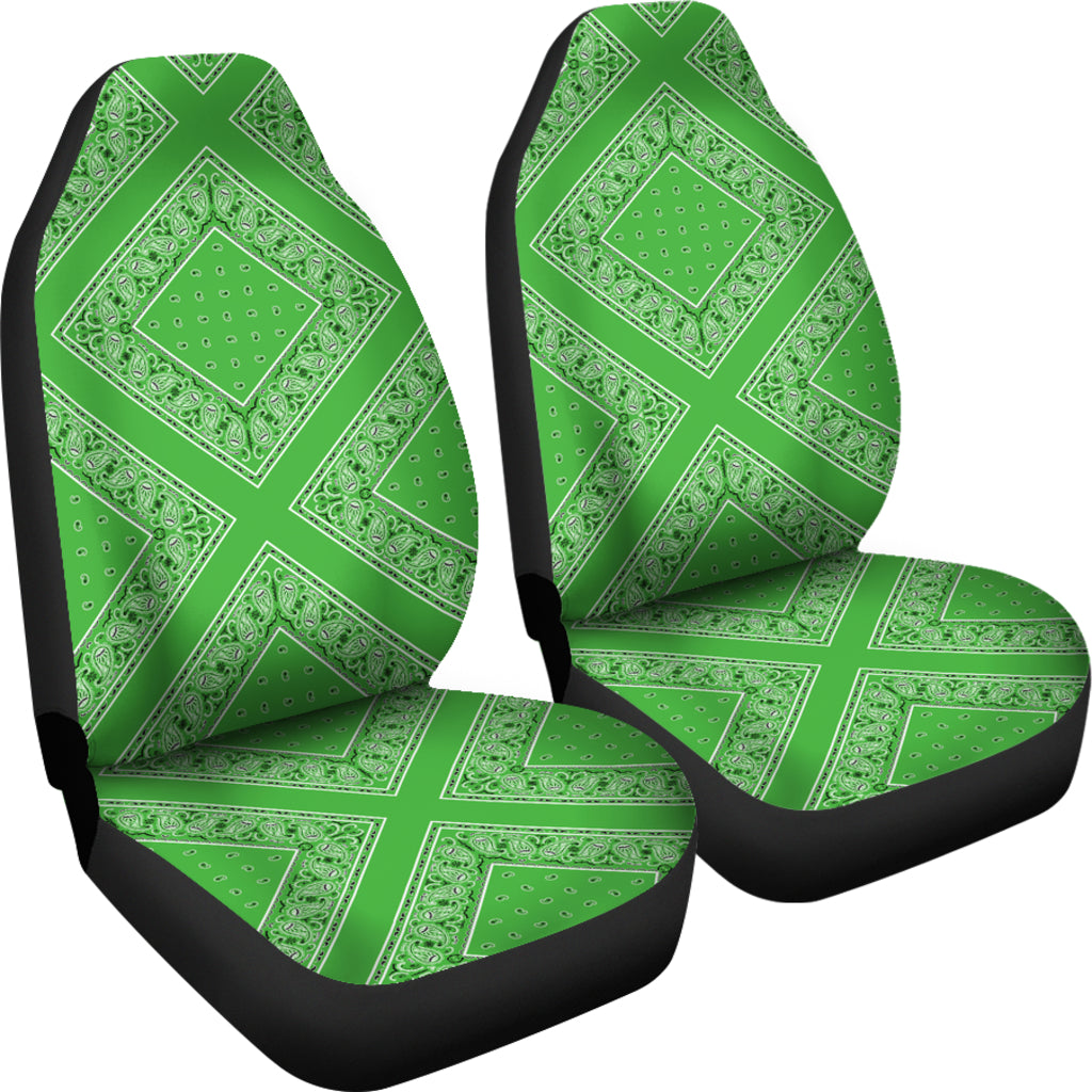lime green car seat cover