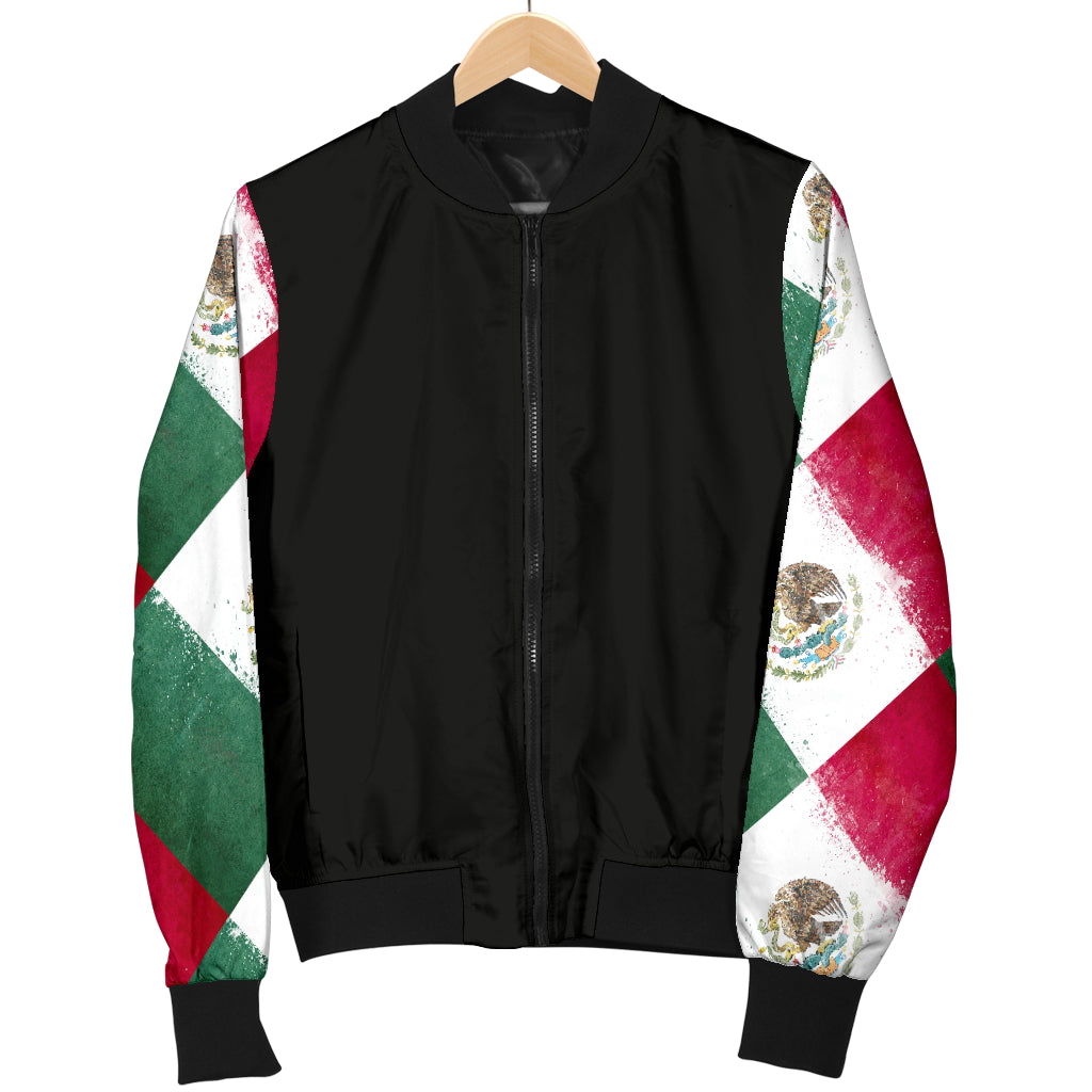 Women's Mexican Flag Bandana Bomber Jacket