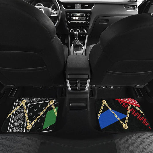Abstract Bandana Car Mats