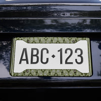 Army Green Bandana License Plate Frame