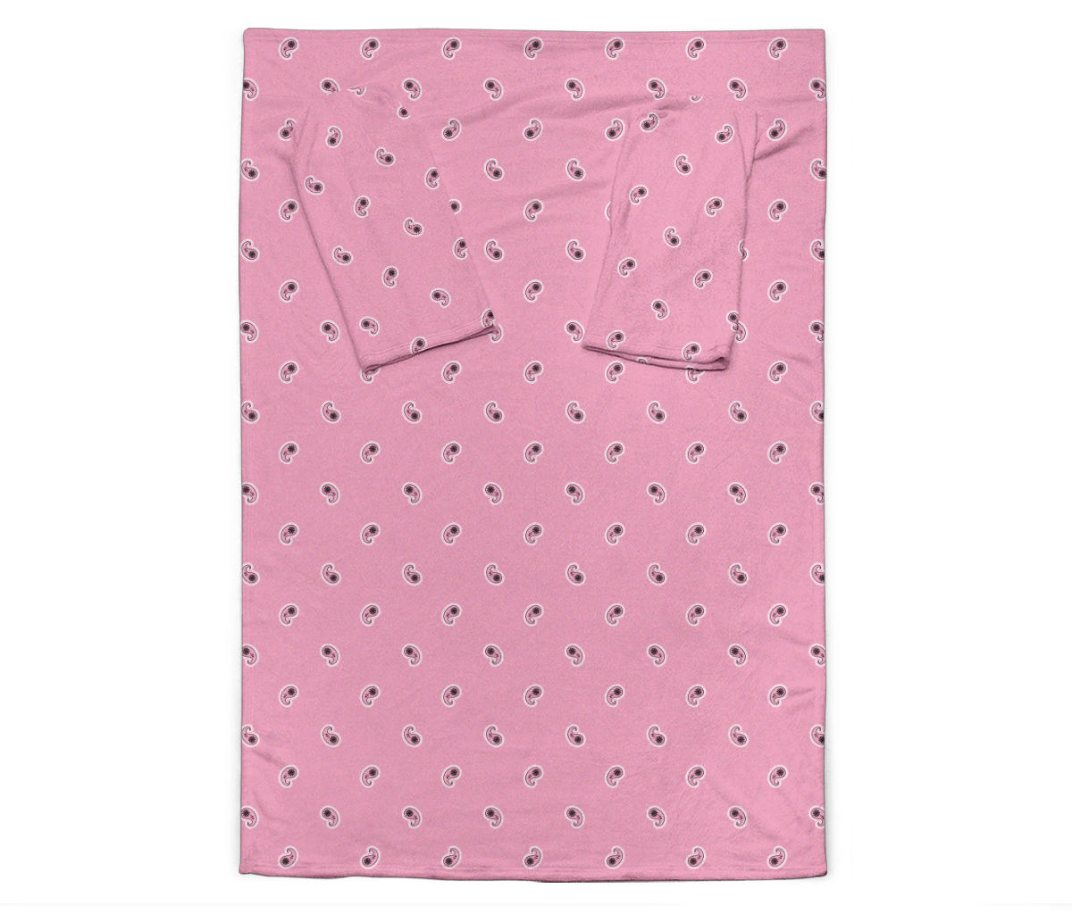 Pink Bandana Monk Blankets