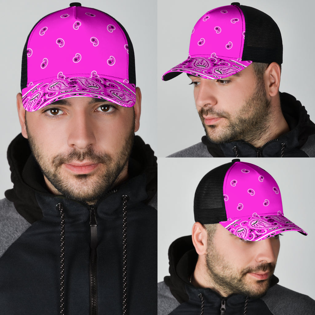 Abruptly Pink Bandana Overload Mesh Back Cap