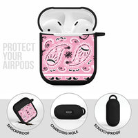 Pink Bandana Bandana AirPod Case Covers