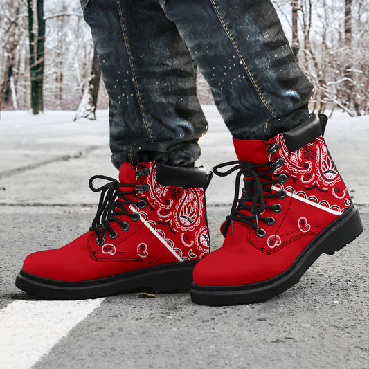 Classic Red Bandana All Season Boots