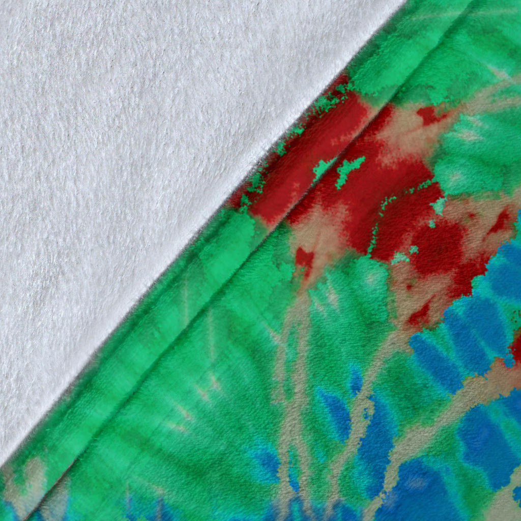 Southwestern Daze Tie Dye Fleece Throw